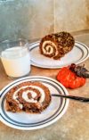 Pumpkin Roll with Walnuts