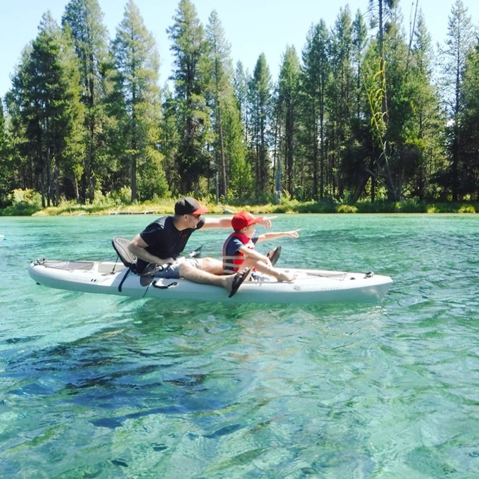 Kayaking at Spring Creek Southern Oregon Family Magazine